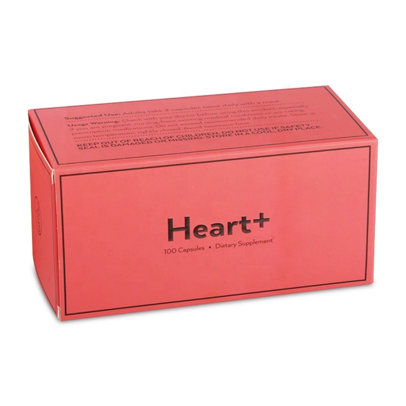 Custom Printed Small Paper Folding Packaging Paper Box, Printing Caja De Papel for Medicine