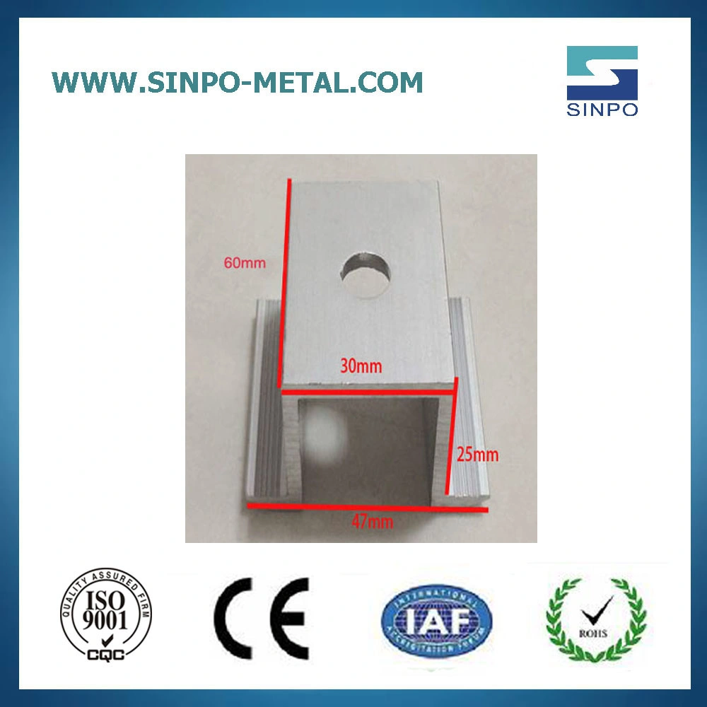 Flat Roof Aluminium Profile/Galvanized Steel Bracket for Solar Panel System