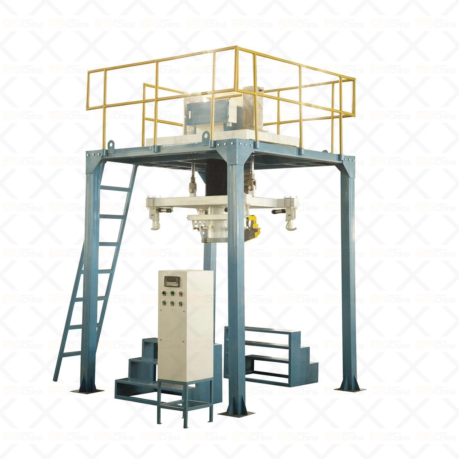 1000kg Weighing Filling Packaging Machine Ton Bulk Bags Wrapping Machinery