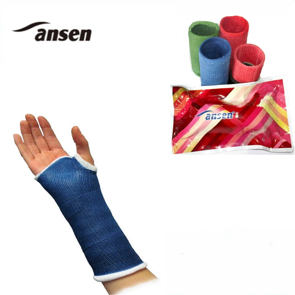 White Blue Green Pink Color Fiberglass Orthopedic Cast Bandage Fast Moving Hospital Consumer Products