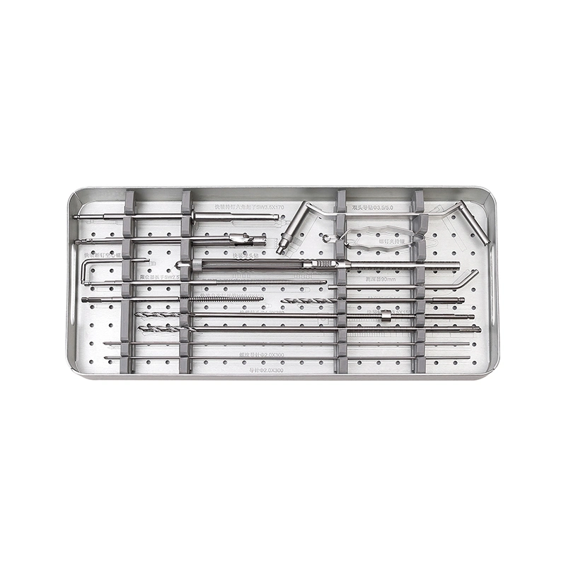 Orthopedic Large Fragment Locking Plate Stainless Steel Instruments Set-I