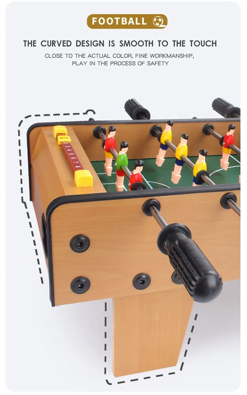 High quality/High cost performance Wooden Football Table Toys Children&prime; S Table 8 Pole Football Table Game Competitive Game Toys