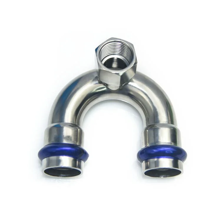 304 316L Stainless Steel Internal Screw Elbow Fittings U-Type Female Thread Fitting