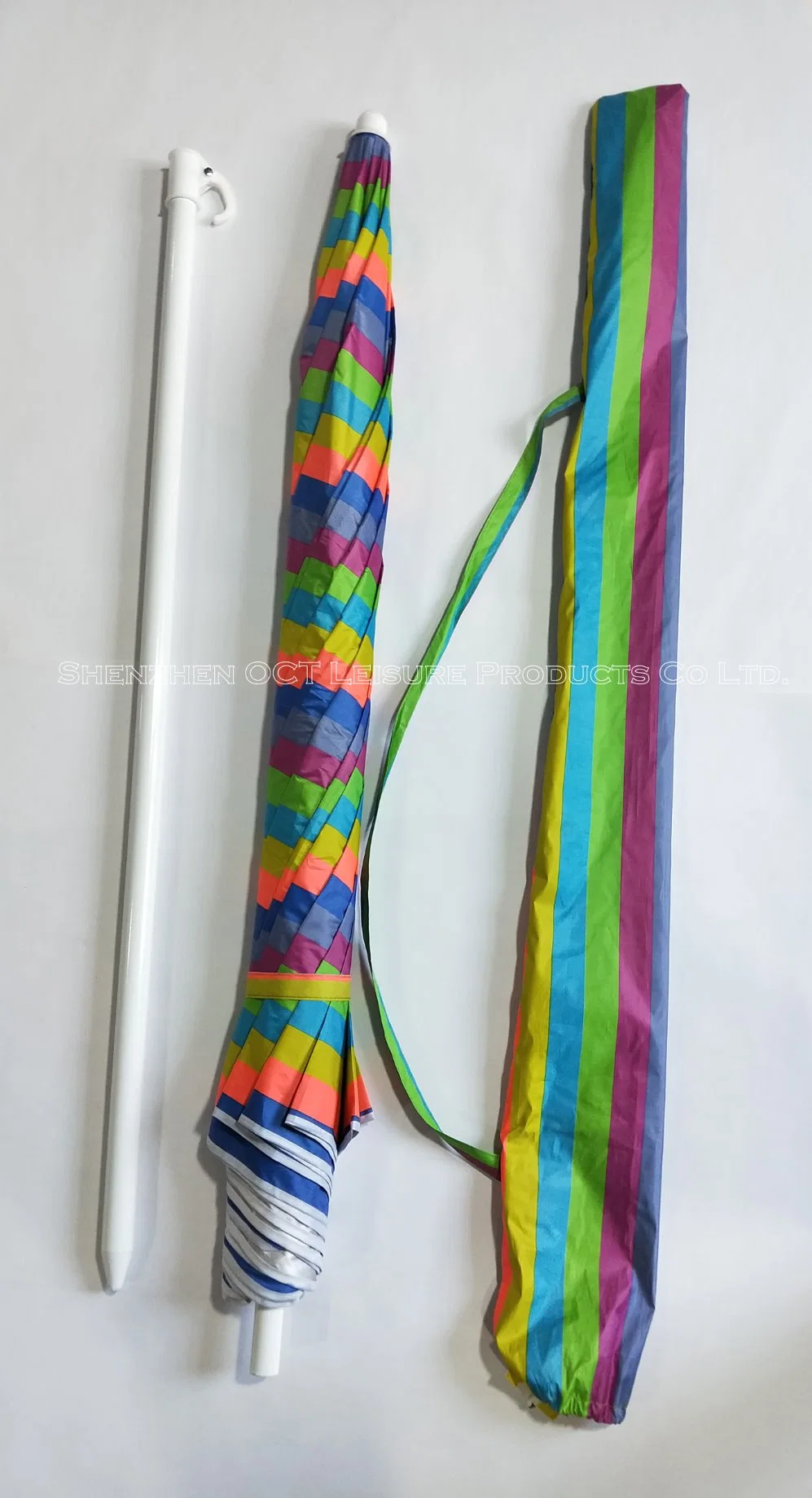 Quality Stripe Beach Umbrella for Leisure Activity (OCT-BUNUVS03)