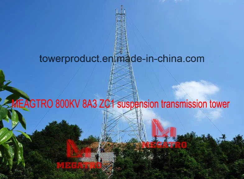 Meagtro 800kv 8A3 Zc1 Suspension Transmission Tower