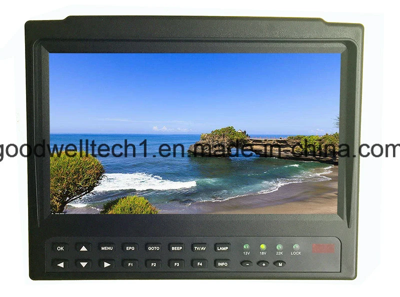 DC12V Puissance de sortie de caméra de vidéosurveillance 7" du Finder par satellite avec écran LCD