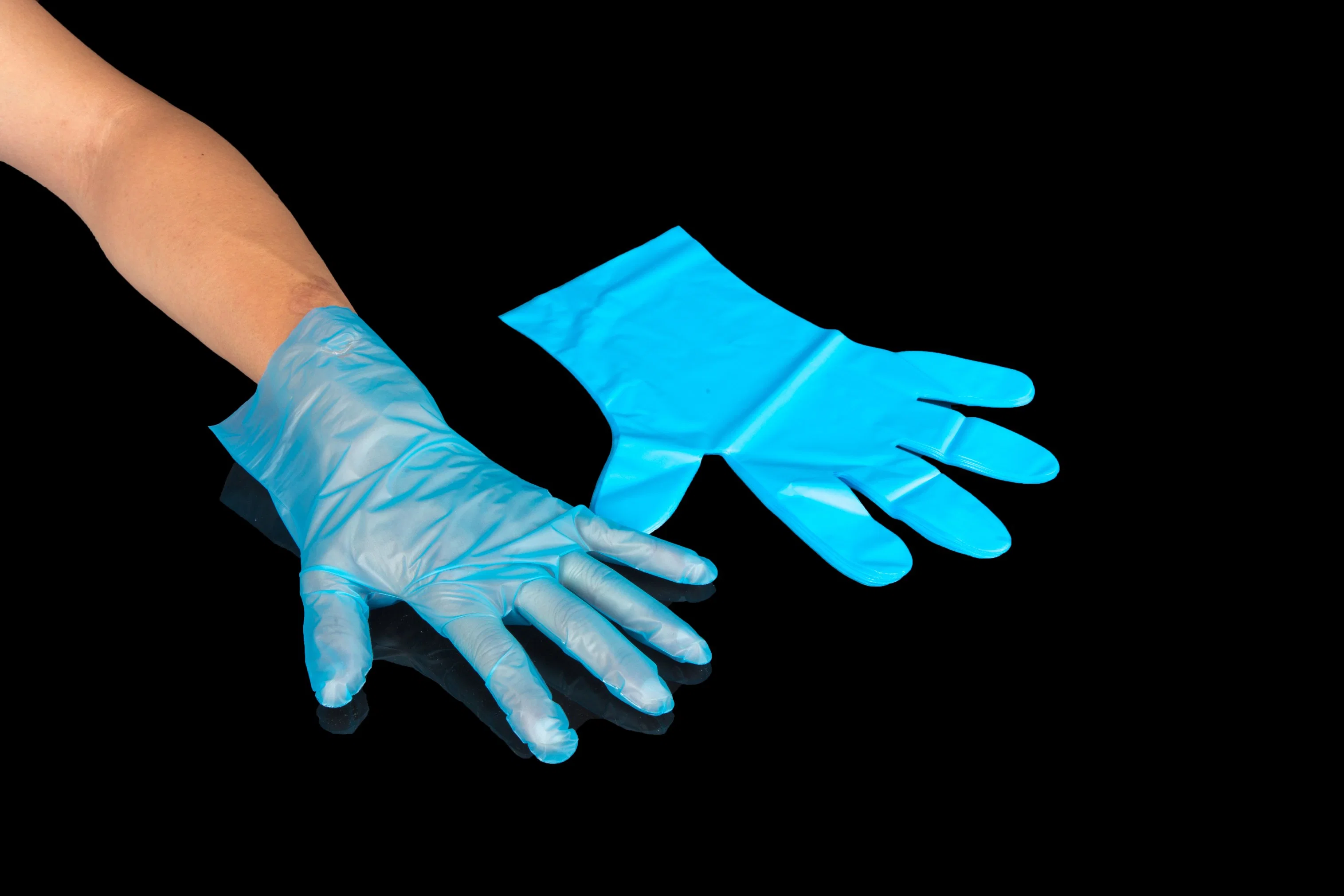 Cleaning Cooking Hair Coloring Disposable HDPE LDPE CPE TPE EVA Plastic Poly PE Gloves