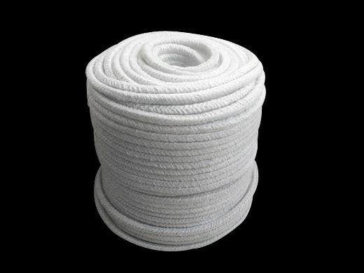 Customized Braided Ceramic Fiber Round/Square/Twisted Rope for Sealing Gasket