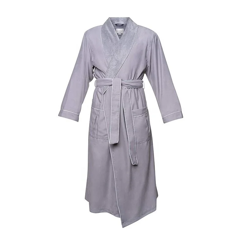 Custom Casual Design Unisex Sleep Wear Hotel Cotton SPA Bathrobe