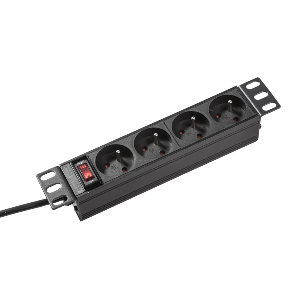 1u Rack Mountable French Type Power Strip for Server Rack