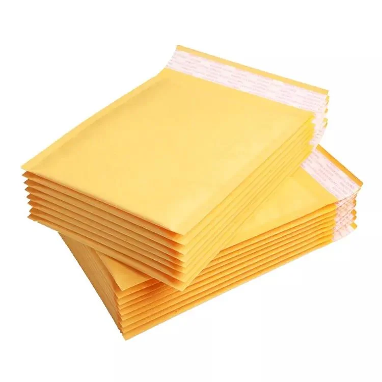 Custom Size Self Adhesive Paper Mailer Bag Kraft Bubble Envelope