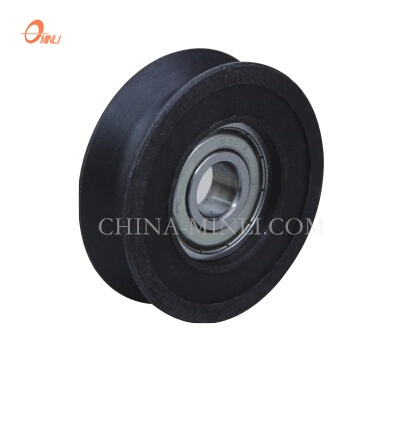 Plastic Nylon U Groove Rolls Pulley Sliding Window Rolls Bearings (ML-AU062)