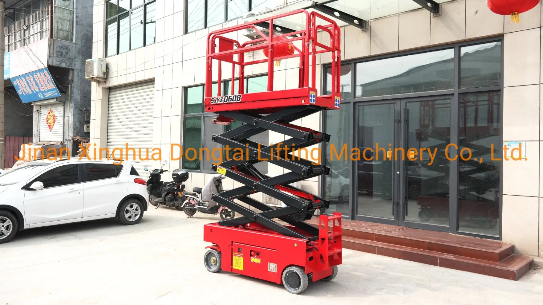 4-8 Meter Automatic Hydraulic Scissor Lifting Platform Elevator for Warehouse