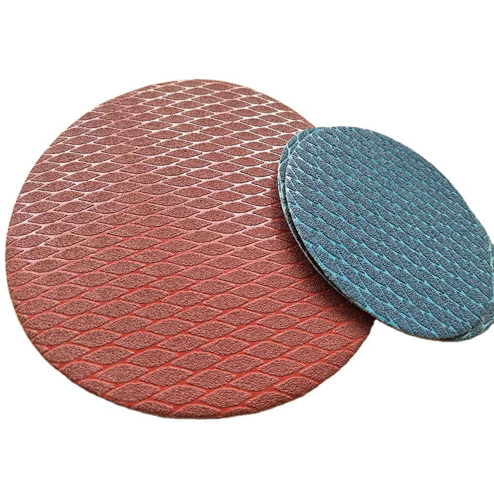 Diamond Self-Adhesive Abrasive Lapping Wood Disc Sandpaper Polishing