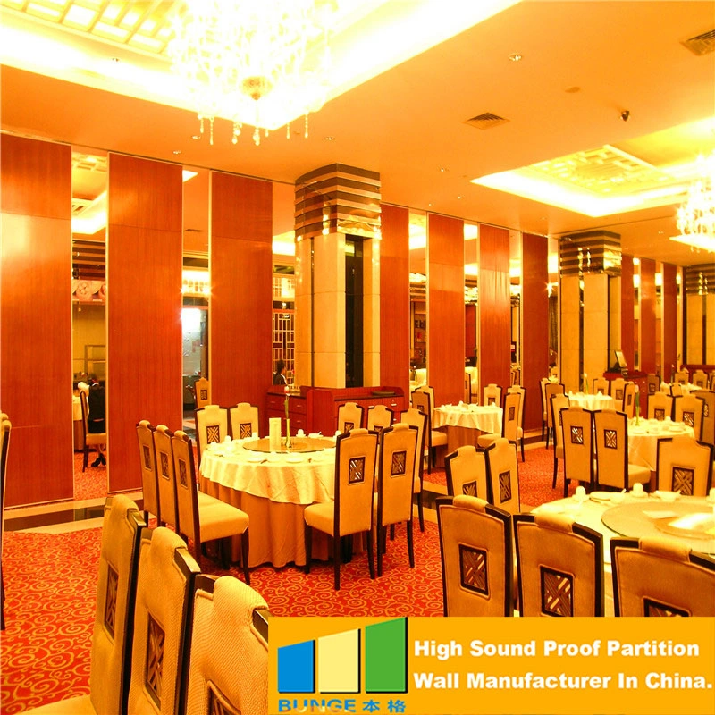 Hotel Movable Partition Conference Center Operable Walls Banquet Hall Folding Wooden Doors for Nigeria