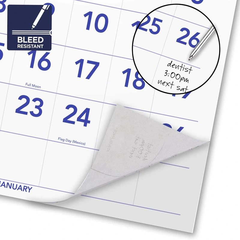 Anúncio de ano novo Oferta promocional Tabela de 3 meses impressão de calendário