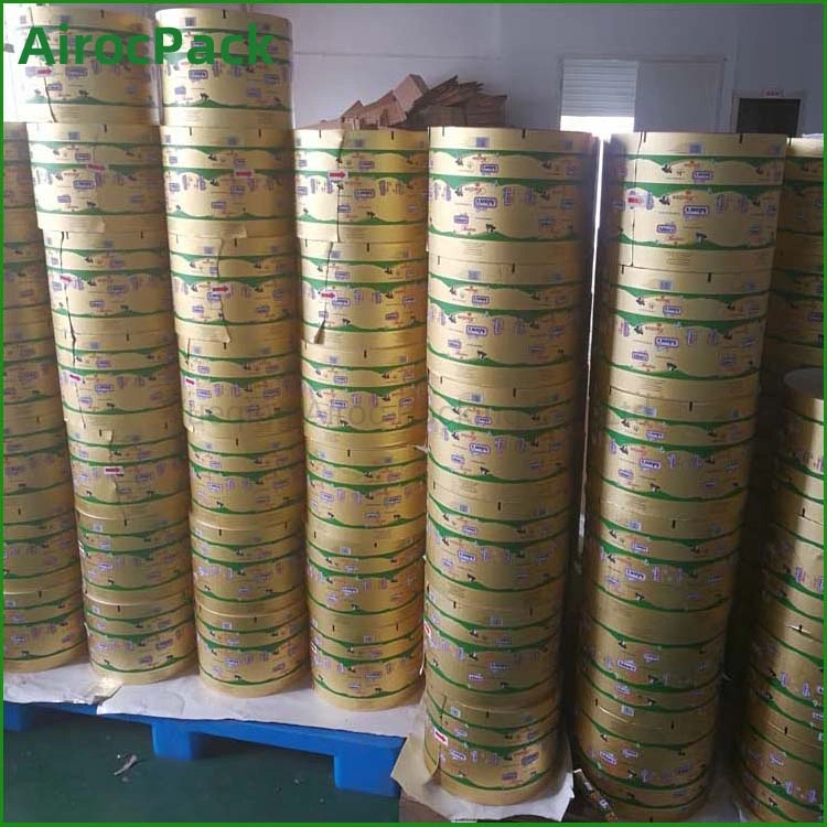 China Manufacturer Aluminium Foil with Paper for Butter Pack