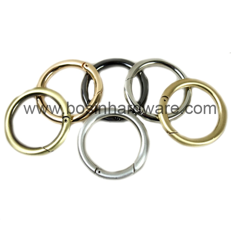 Antique Brass Plated Metal Round O Ring