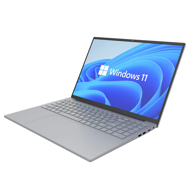 Fábrica OEM 8GB pulgadas Ultradelhin portátil 256g+Win11 SSD 15,6 IPS Pantalla 1920X1200 Alder Lake-U I3/i5 portátil F11