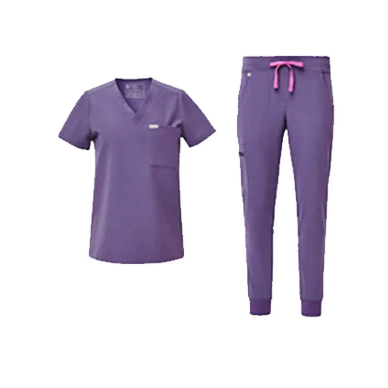 Medizinische Teal Scrubs Hosen Sets Jogger Krankenhaus Krankenpflege-Sets Uniform Mit Logo