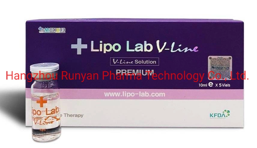 LiPo Lab V Line Lipotic lipolysis Solution 10 ml PPC Solution Dissolving gordo para a perda de peso injeção de Slimming Mesoterapia Kybella