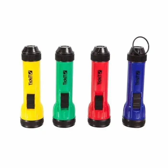 Factory Old Style Classic D Size Dry Battery LED Cheap Plastic Torch