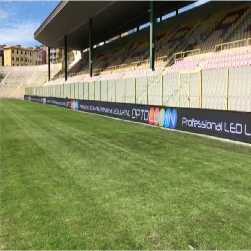 P8 P10 P16 de fútbol al aire libre de publicidad el perímetro de la pantalla LED digital