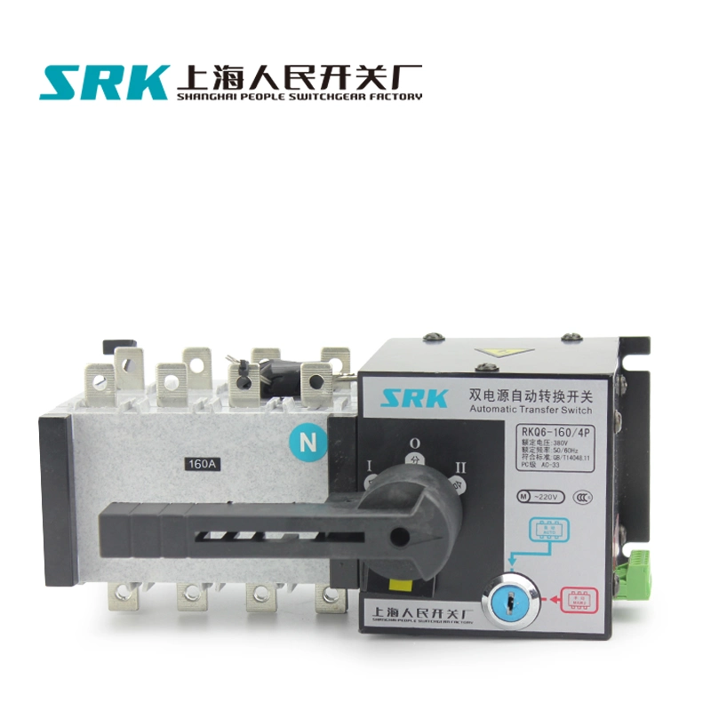 Chian Top500 Enterprise 100 200 400 630 1000 AMP Dual Power Genset Automatic Transfer Switch Generator ATS Controller