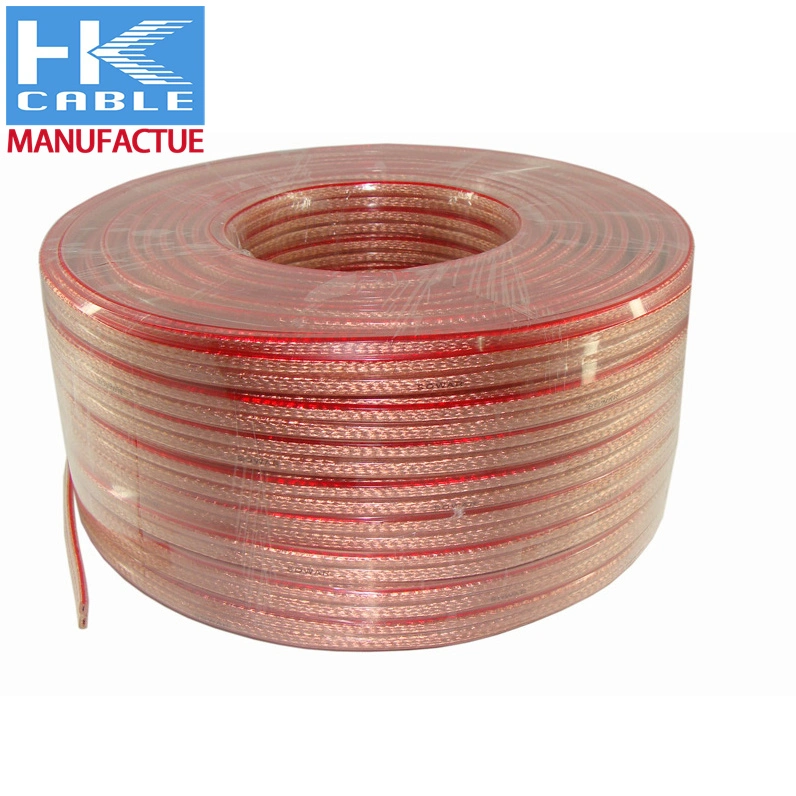 Customized Design High quality/High cost performance Transparent Speaker Cable 8CT 4 Core