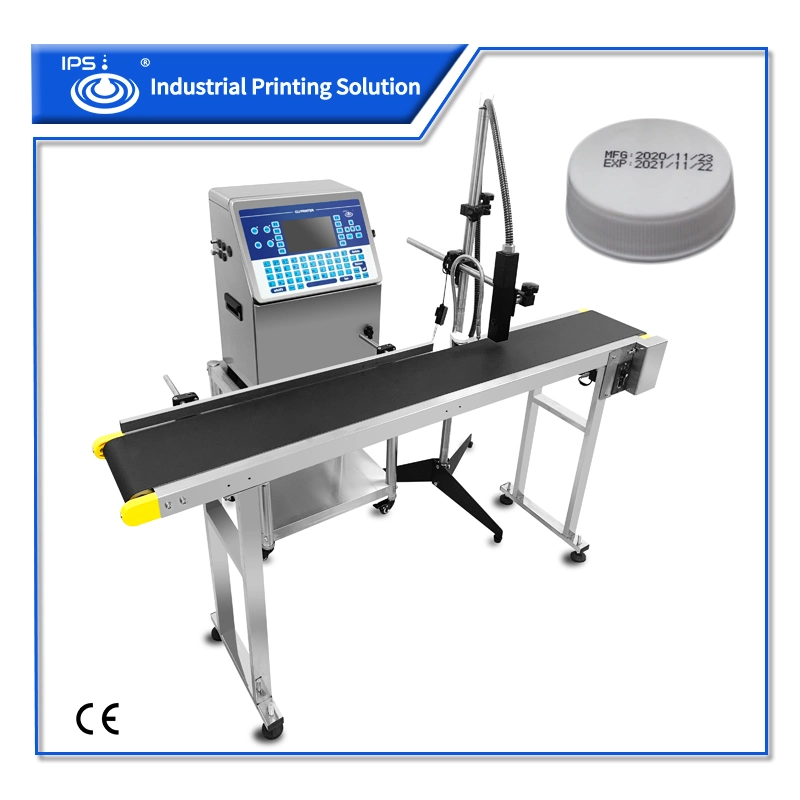 High Speed Industrial Date Cij Pigment Inkjet Printer Machine for Glass, Bottle, Carton, Card with CE Certification