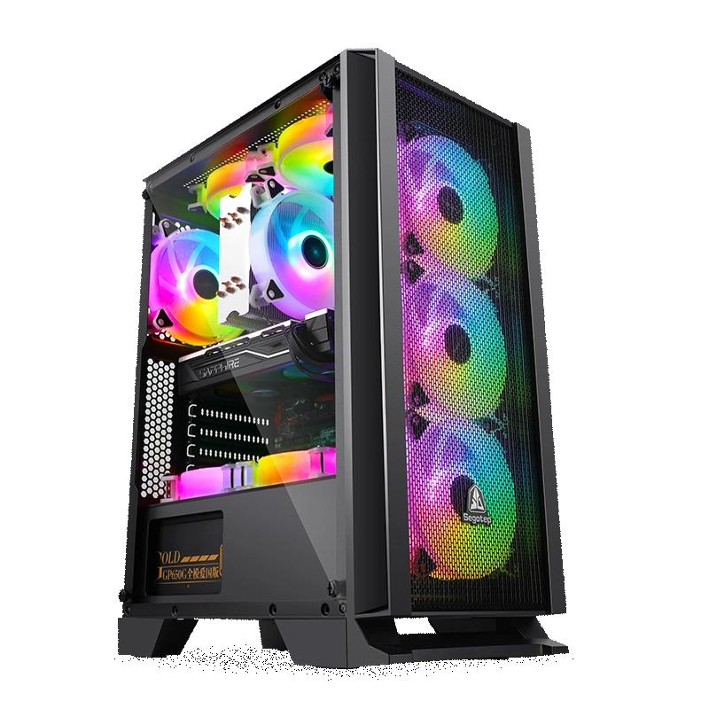 Boîtier PC RGB/ mesh ATX pour ordinateur de jeu, Segotep Computer Parts