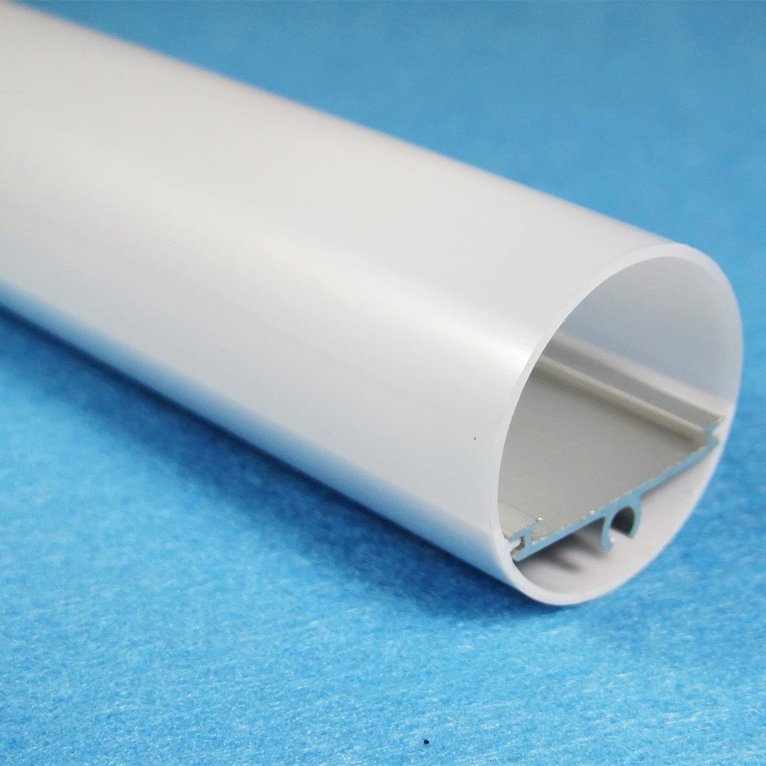 Factory Direct Sales T8 LED Tube Light Housing aluminio para Kit de tubo fluorescente Round T8 Accesorios de carcasa