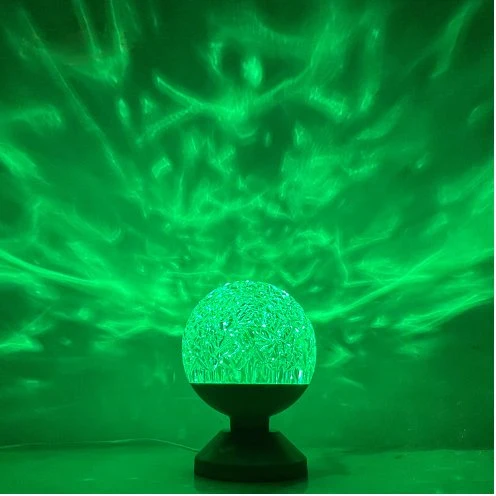 LED Nightclub Atmosphere Night Light USB Crystal Glass Table Lamp