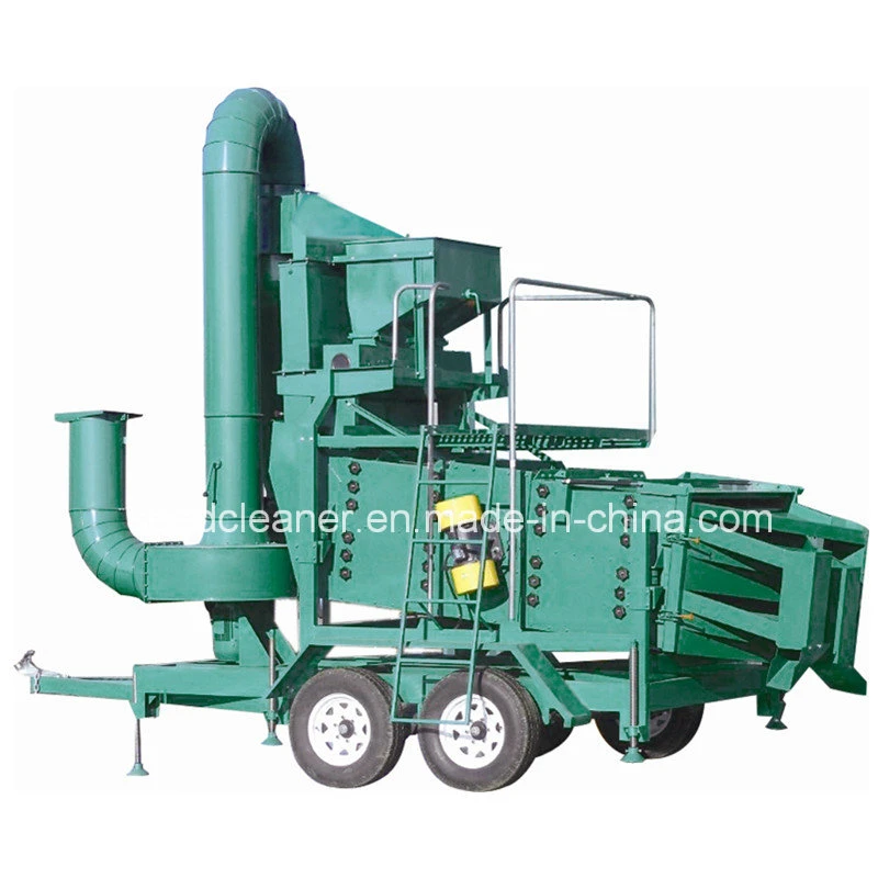 Mobile Grain Cereal Seed Wheat Barley Grain Cleaning Machine