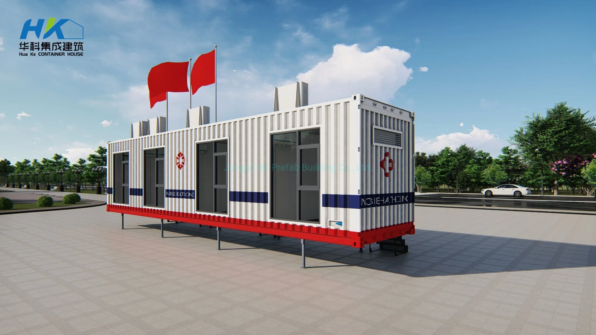 Temporary Mobile Prefabricated Portable Isolation Room Modular Container Medical Clinic/ Hospital