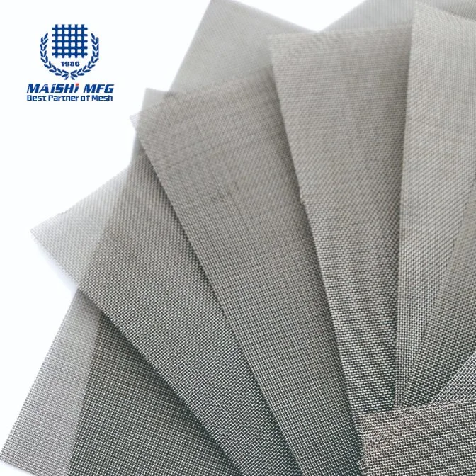 Qualified Plain Weave Woven Stainless Steel Wire Mesh Screen on Sale