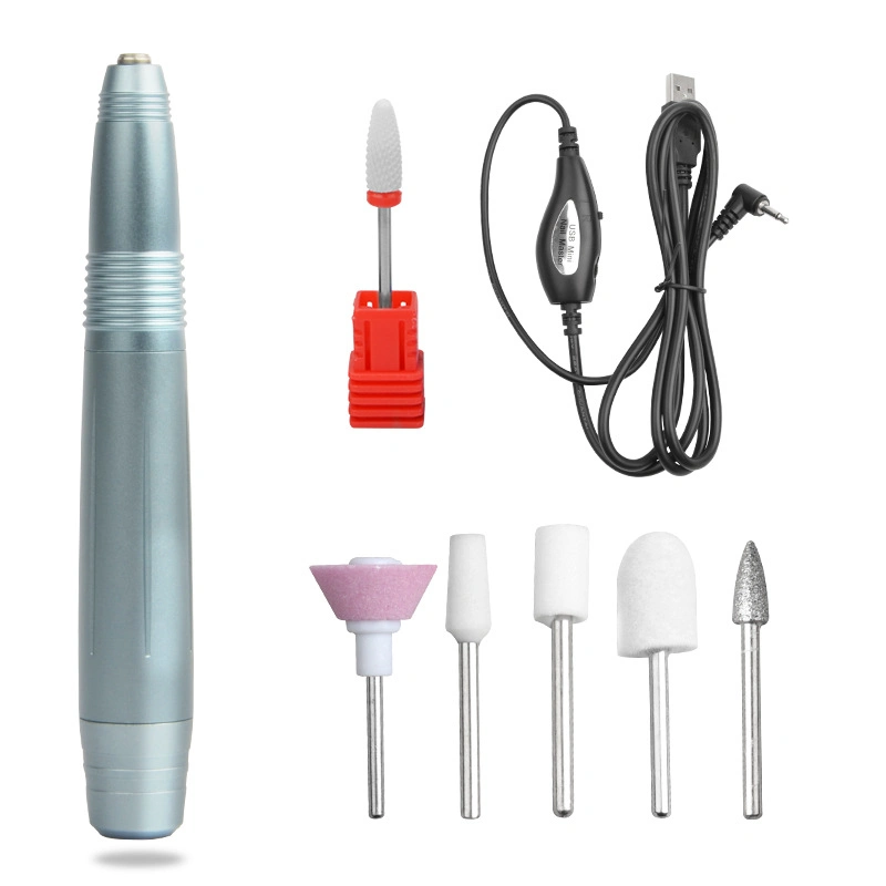 2020 Produits de manucure de tendances Portable Perceuse d'Ongles Handpiece avec LED