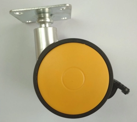 Metal Plate Free Sample Nylon Heavy Duty Caster Wheel