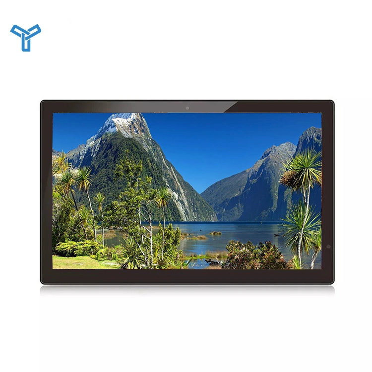 قاعة المؤتمرات شاشة Capacitive Touch TV Smart TV رقمية بحجم 15.6 بوصة شاشة عرض LCD تفاعلية بشاشة مسطحة تعمل بنظام Android