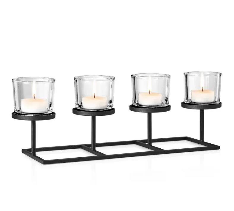 Clear Glass Tealight Candle Holders (24 Pack) 1.25 X 2 Inches