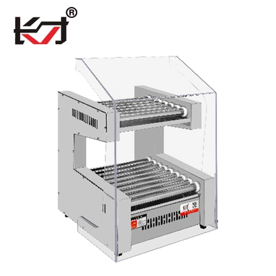 HD-7 Electric Shop Use Catering Equipment Sausage Making Machine Snack Machine Stainless Steel Countertop Grill Sausage Maker Ho Dog Roller Machine