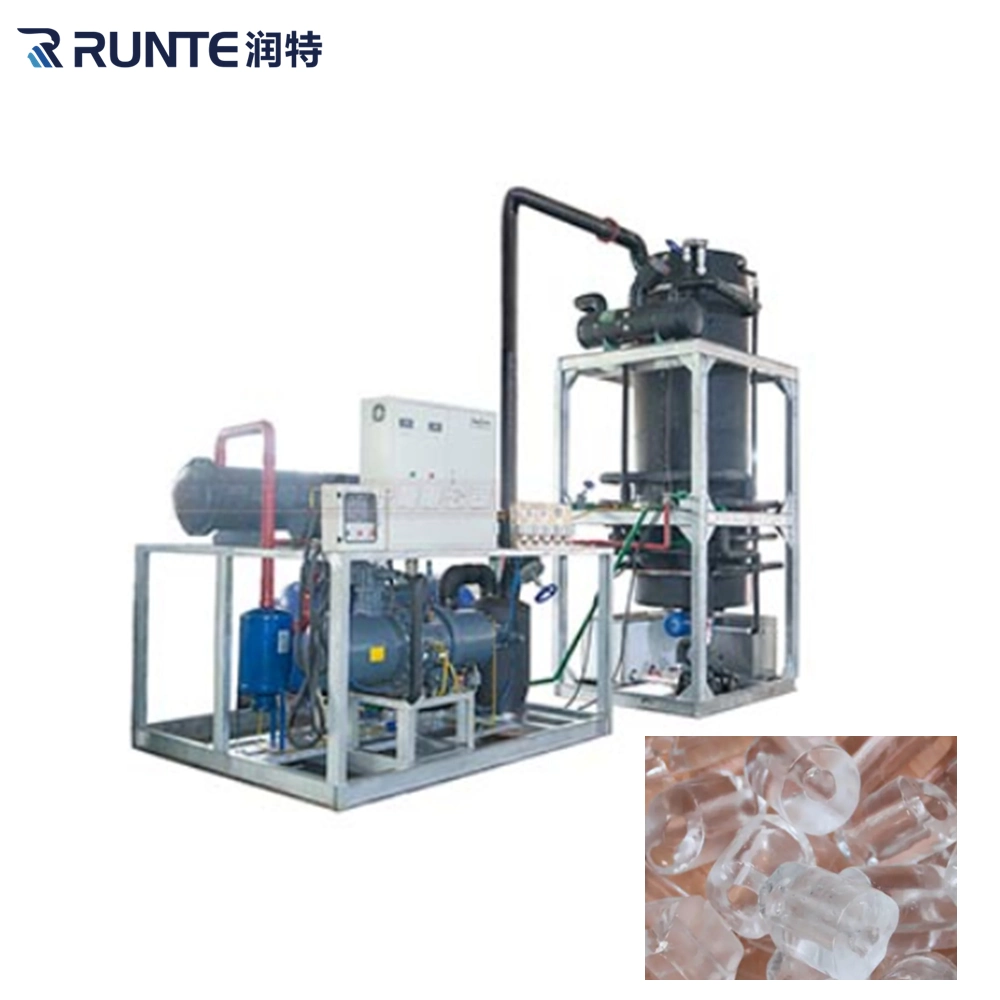 Runte Aquatic Product Processing and Preservation 5 Tons Tube Ice Maker Packaging Machine Price