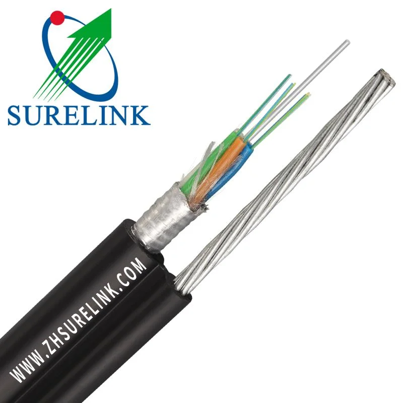 Personalizados antena exterior Auto suportando FTTH Council 1core 2core 4core Cabo de fibra ótica com fibra de vidro plano FTTX Cabo fibra óptica de cabos flat Fabricante