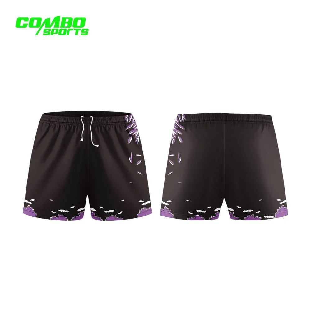 OEM Free Design Senior Boy's Sports League Short Sleeve Custom Rugby Short