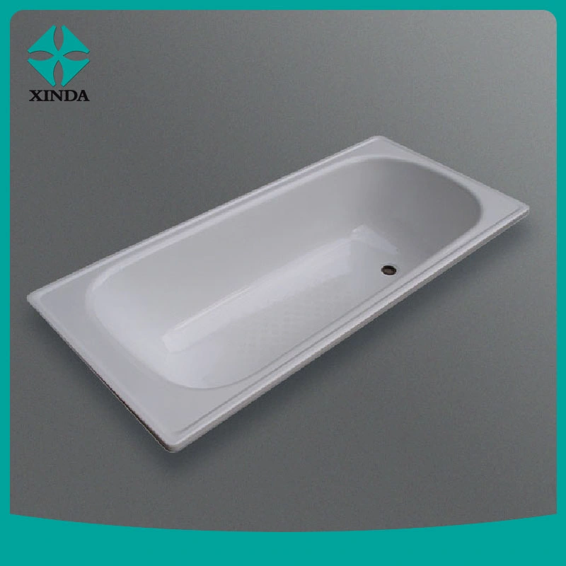 Fashion Soaking Commercial Freestanding Enamel Steel Bathtub Cast Enamel Bathtub New Product