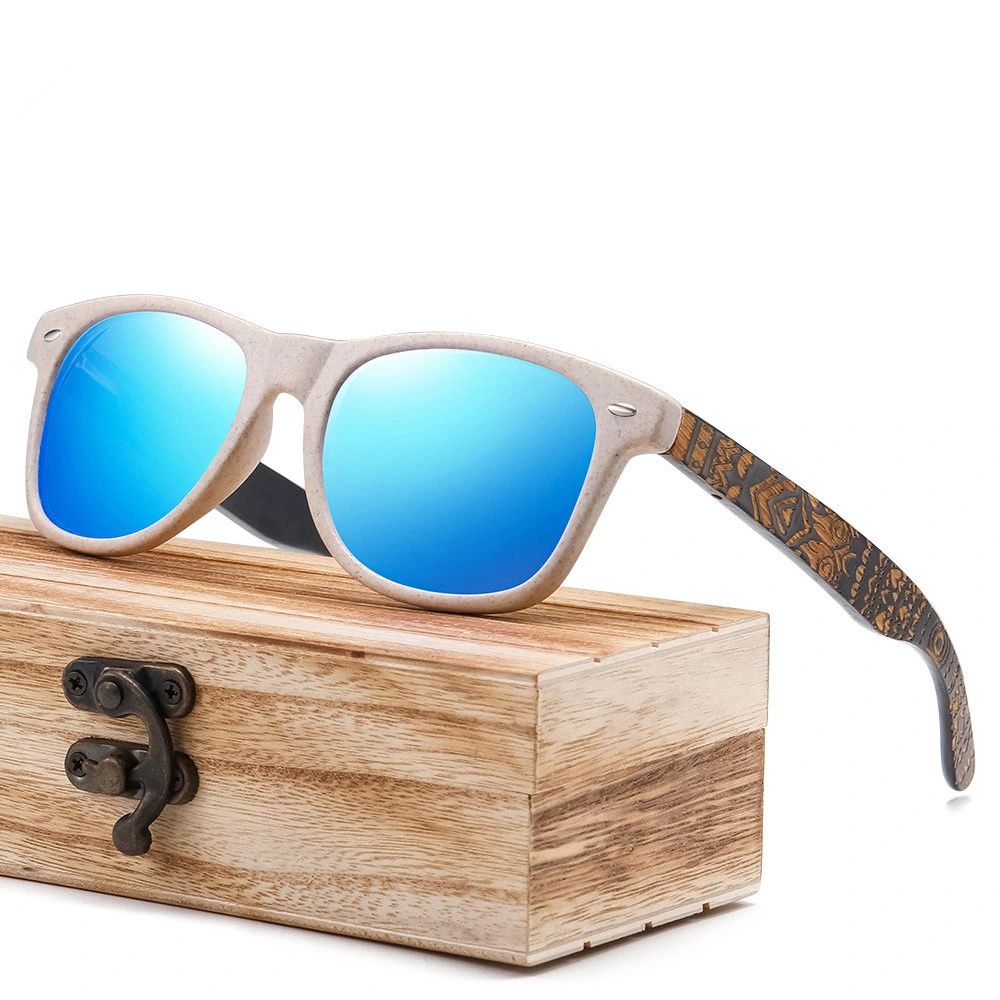 Wholesale/Supplier Eco-Friendly Sun Glasses, Fashion HD Polarized Wooden Sunglasses for Outdoor Summer Beach