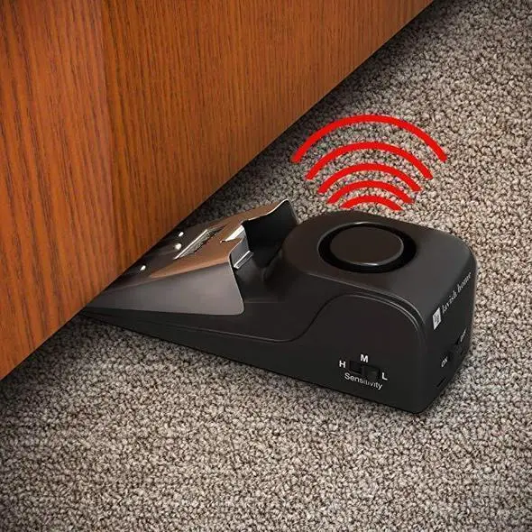 Home Security Door Stop Alarm 120dB for Home Traveling Doorstop Safety Tools