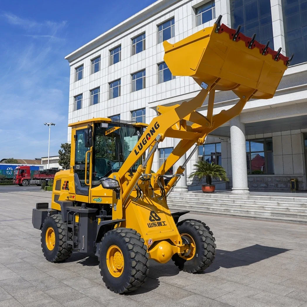 Lu Gong Model Mini Wheel Loader as Loader and Skid Steer Loader Good Construction Equipment.