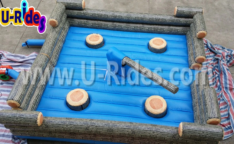 Inflatable Wipe out Game Commercial Grade Inflatable Mechanical bull sweeper games Inflatable Meltdown Game for Fun