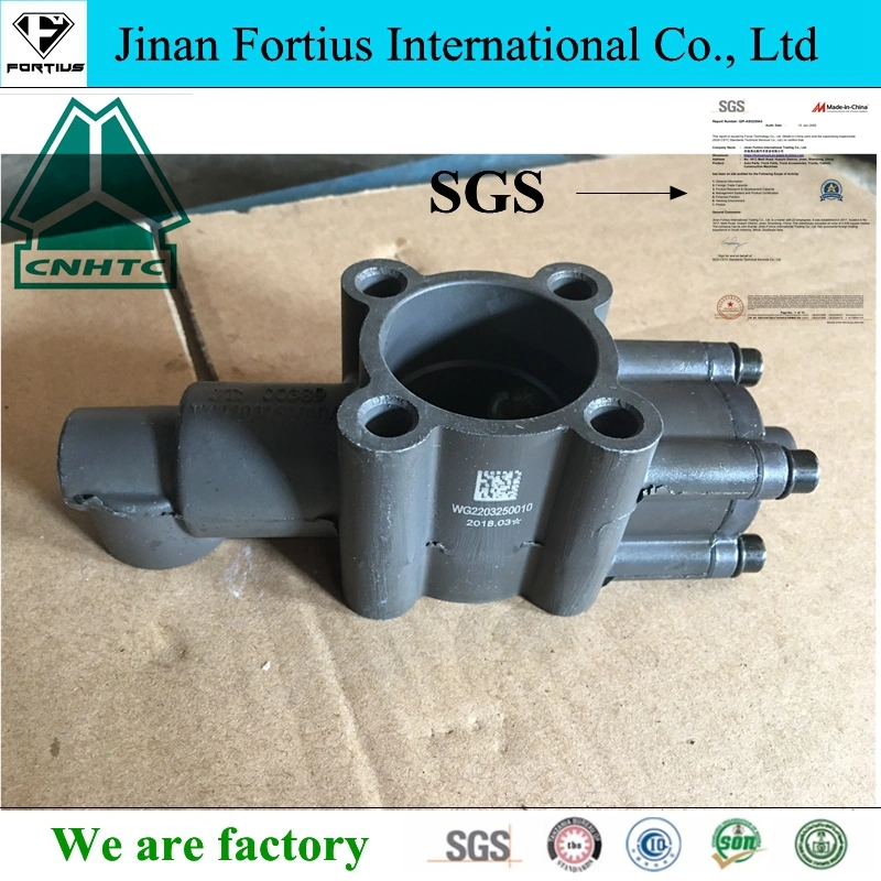 Shacman/Camc/FAW/Foton Tipper Truck Parts Weichai Yucahi Cummins Engine Parts Sinotruk HOWO Air Operated Lock Valve Assembly Wg2203250010 Truck Parts